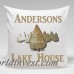 JDS Personalized Gifts Personalized Cabin Spruce Throw Pillow JMSI2334